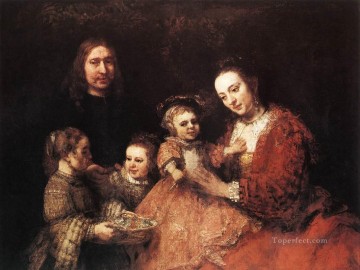  rembrandt Pintura al %C3%B3leo - Grupo Familiar Rembrandt